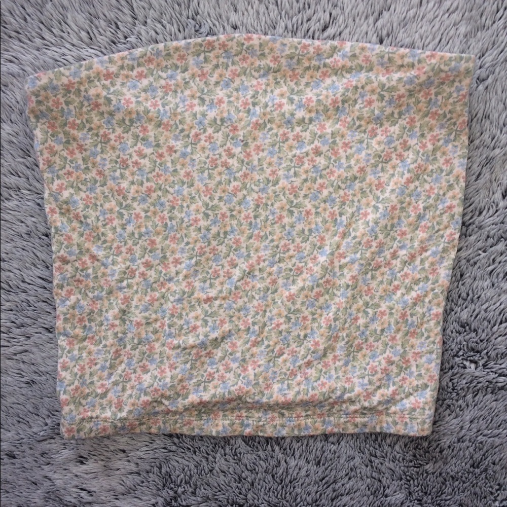 American eagle floral tube top